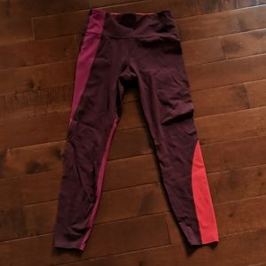 Athleta Asym Color block tights
